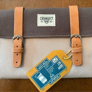 Stanley Tan and Brown Toiletry Bag with Classic Design